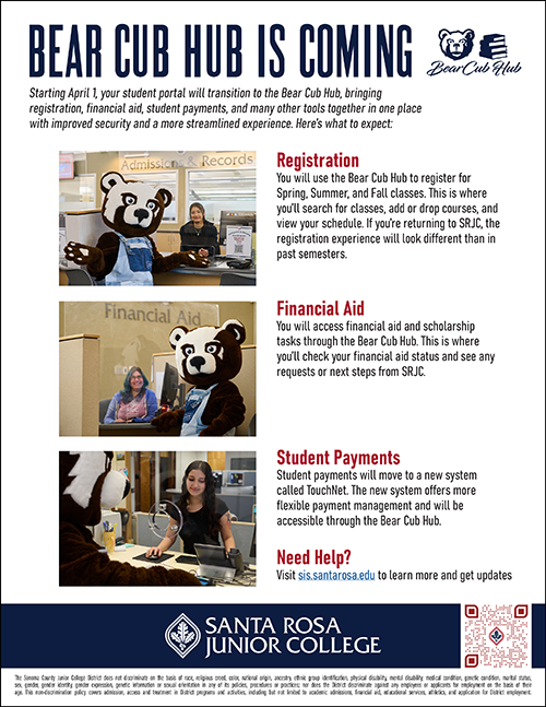 Bear Cub Hub Flyer - English